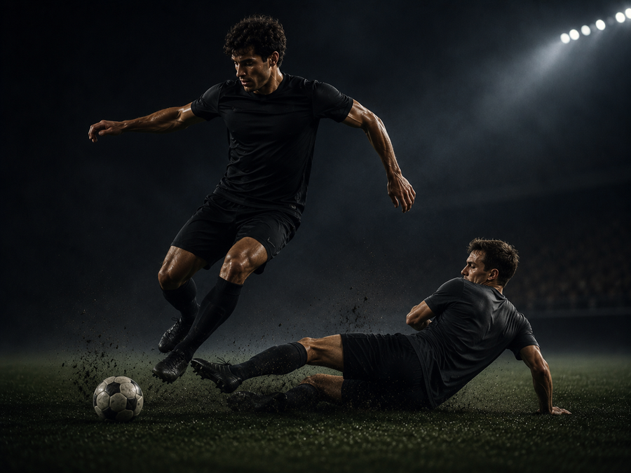 Football training step image