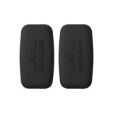Pair of black PTP Small Pocket Weights, each weighing 0.25 lb / 0.11 kg.