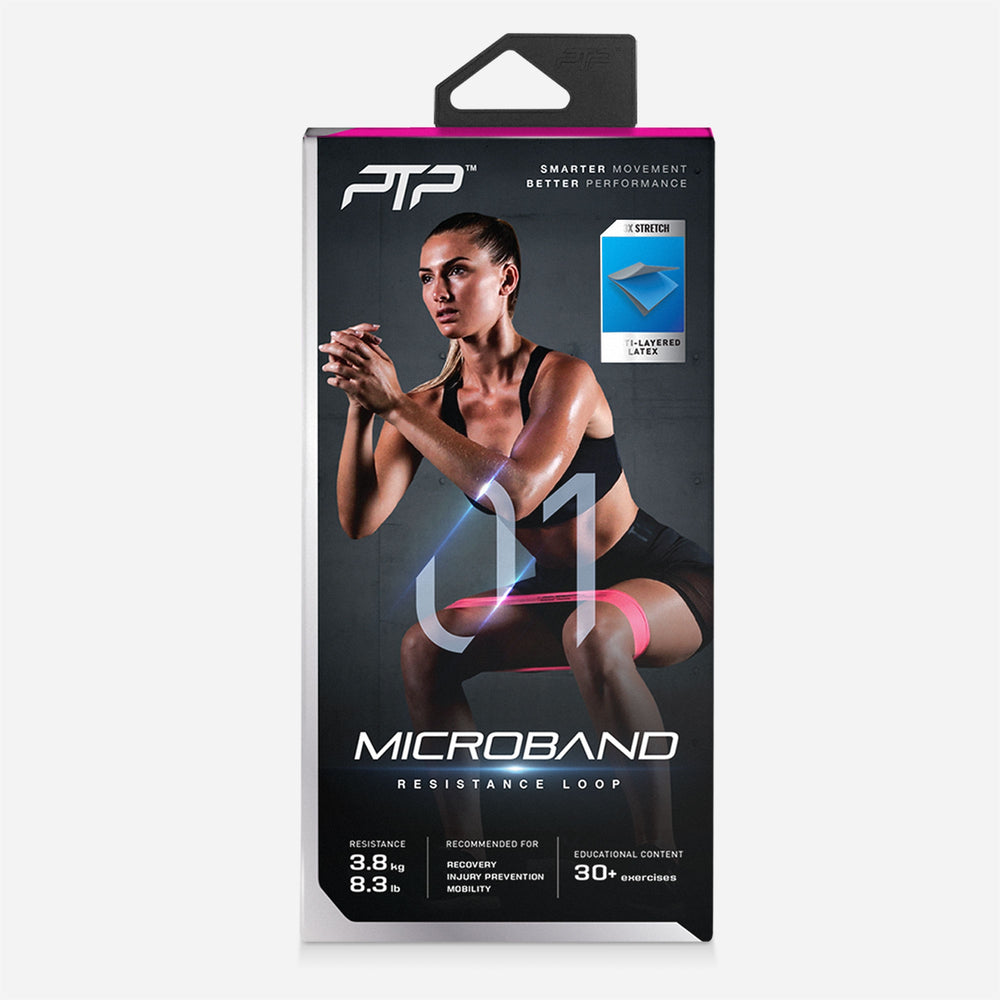 PTP MicroBand Ultra Light Resistance Band – PTP Fitness