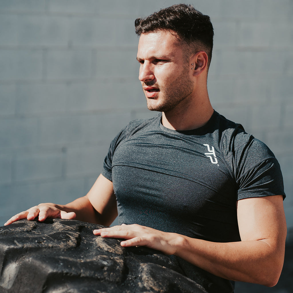 Enhance Posture with PTP Men's Posture Tee – PTP Fitness