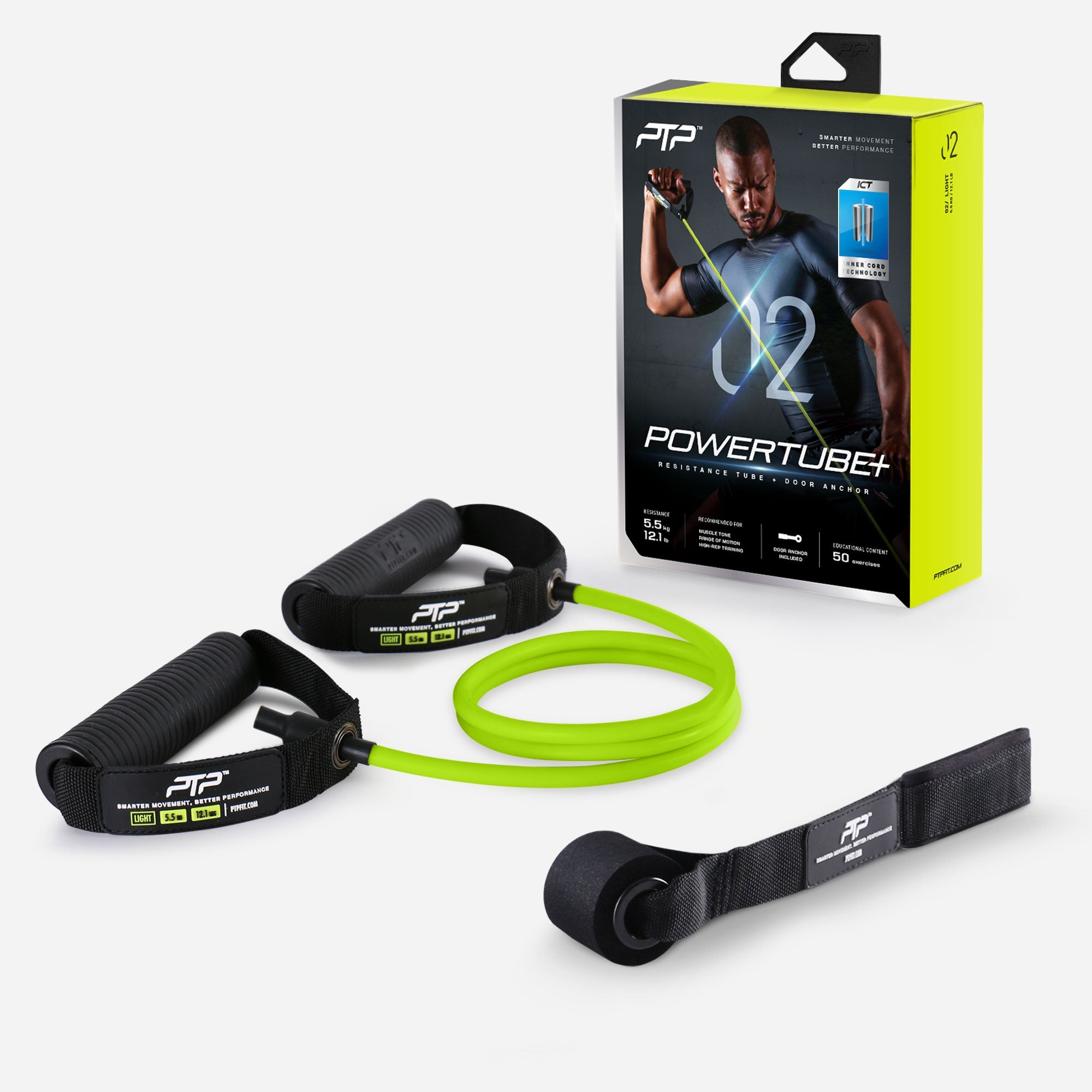 Elastici fitness tubolari con 3 resistenze - Smart Fitness Italia