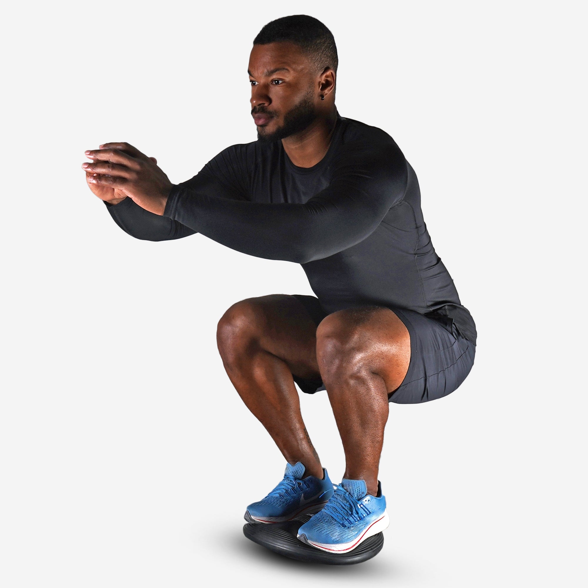 PTP Stability Disc | Squatted Balance Exercise to Target Core, Glutes, Hips and Legs 